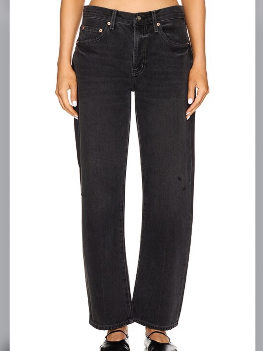 pistola Black Straight Leg Jeans